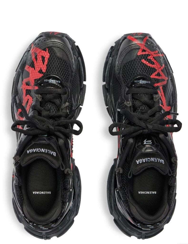 New Balenciaga Runner Black Red size 46