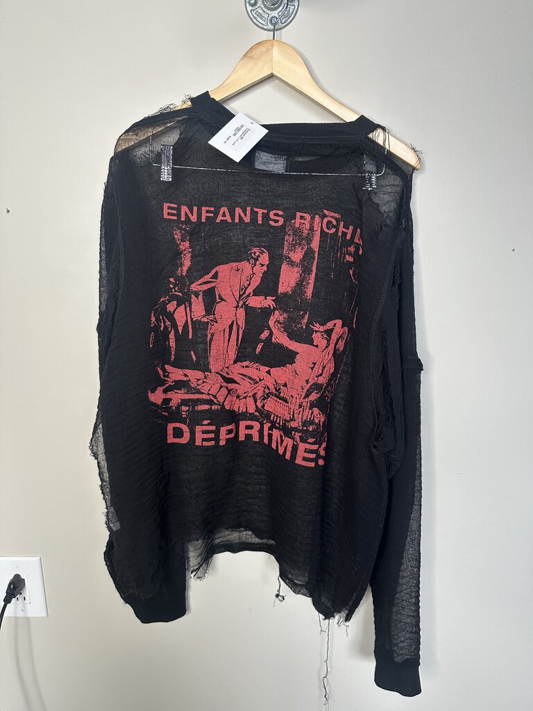 Preowned ERD Transparent L/S size XL