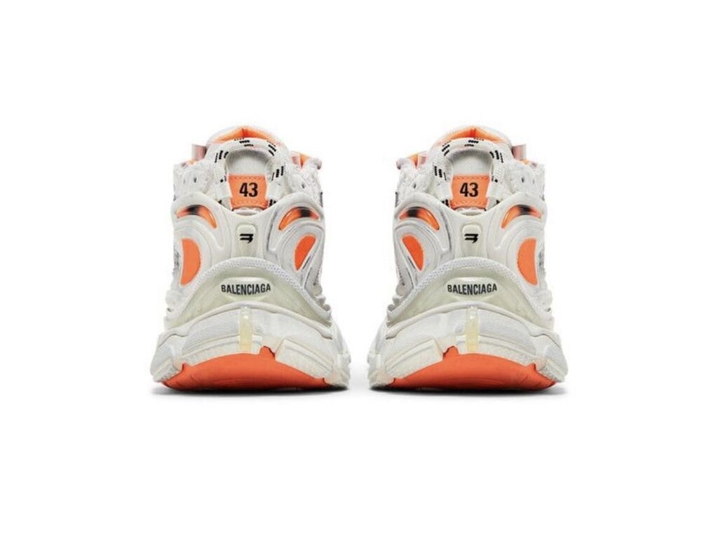 New Balenciaga Runner Orange White Sz.43