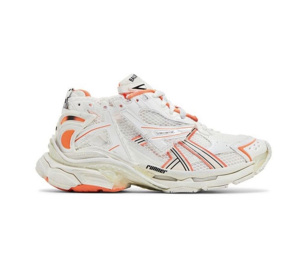 New Balenciaga Runner Orange White Sz.43