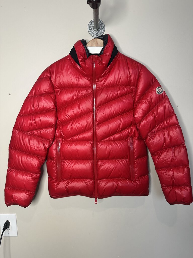 Preowned Moncler Red Puffer Size 1
