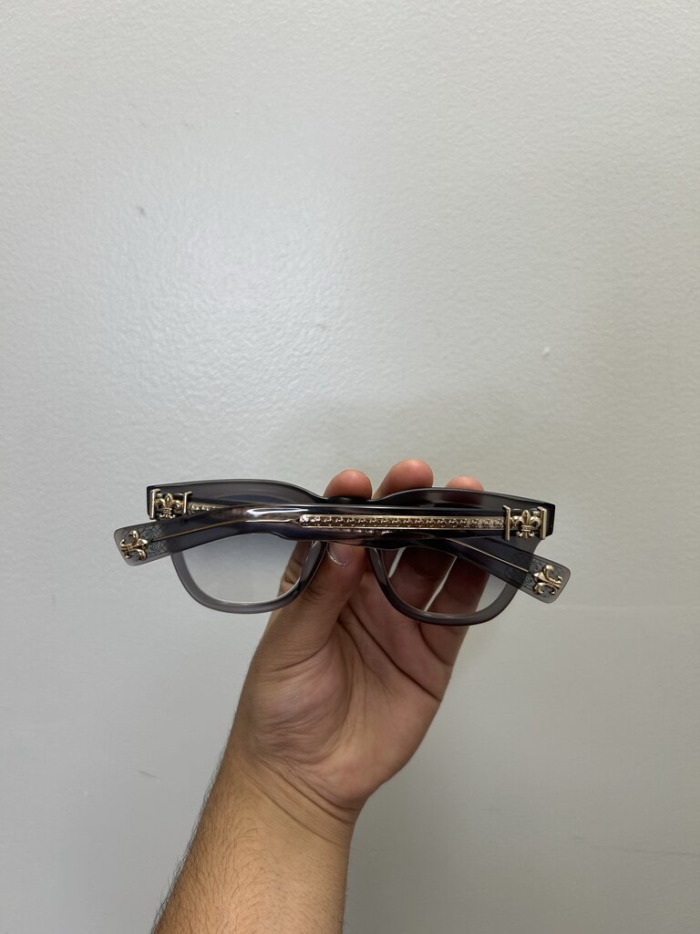 Preowned Chrome Heart Penetranus Rex Grey Frames