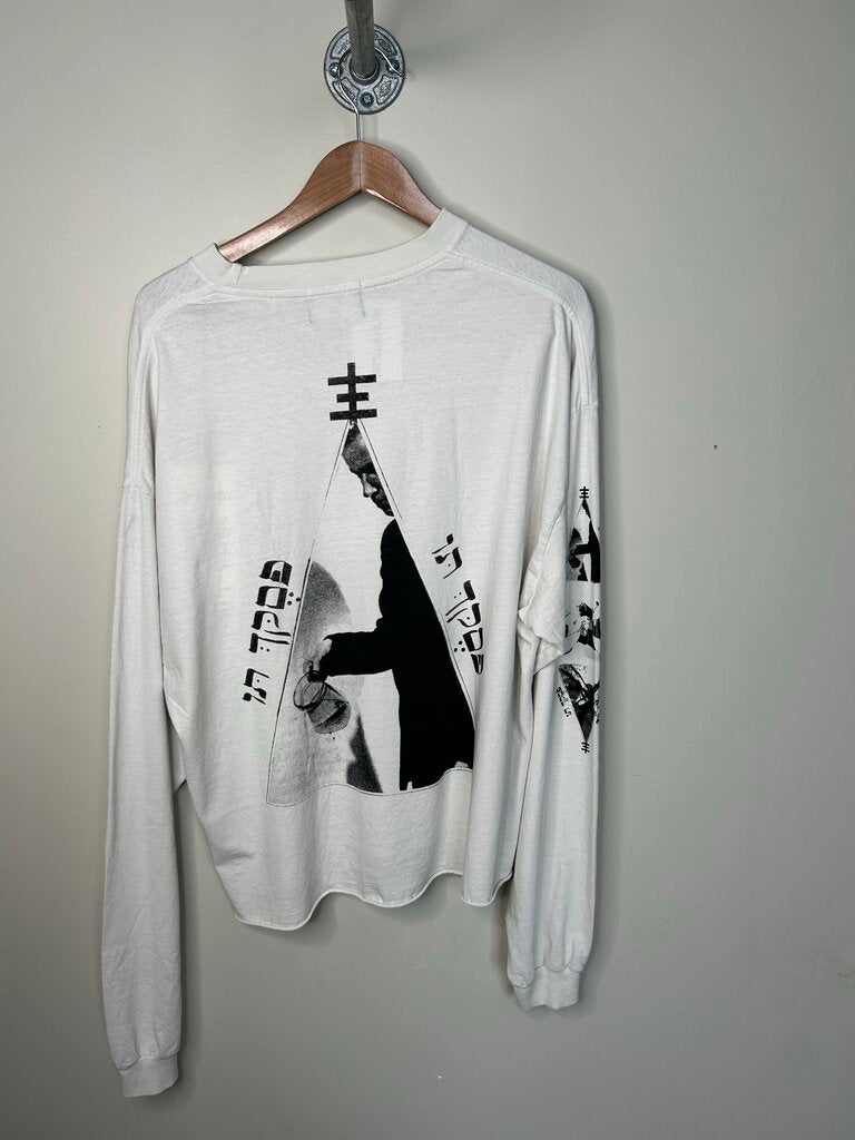 Preowned ERD Enfants Riches Deprimes Neoism White Long Sleeve Size Large