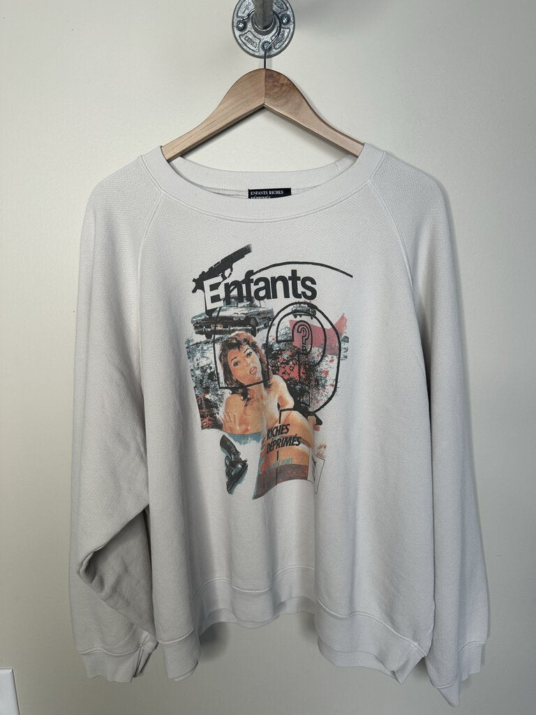 New ERD Cream Vintage Car Crewneck Size XL