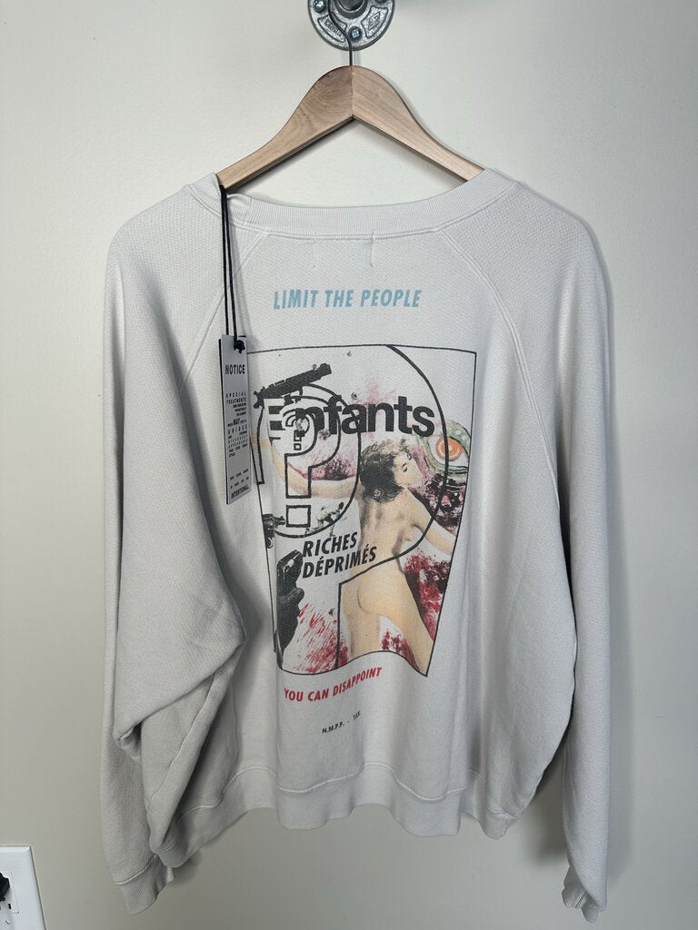 New ERD Cream Vintage Car Crewneck Size XL