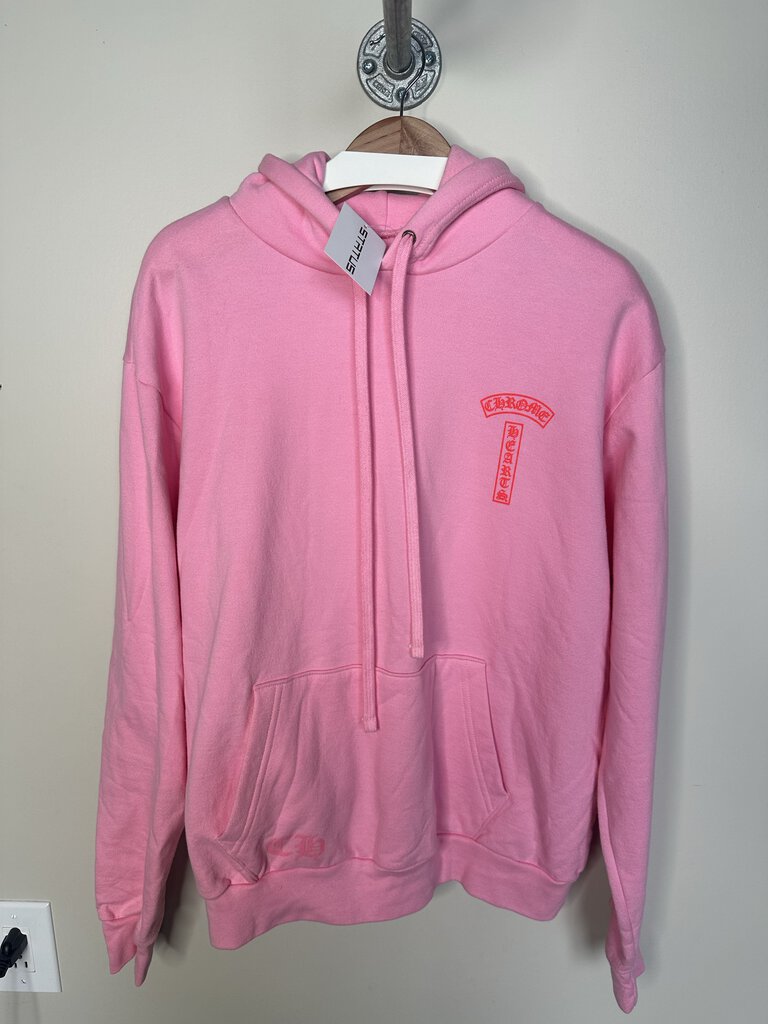 Preowned Chrome Hearts PInk Red Hodie sz.M