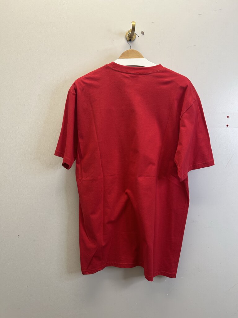 New Supreme TNF Red Snow Tee Size Large
