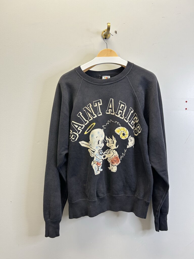 Preowned Saint Michael Aries Angel Crewneck Size Small