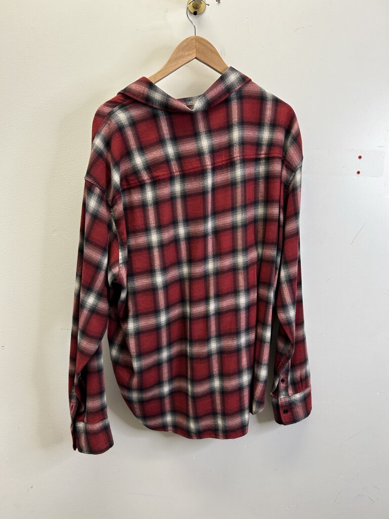 New CPFM Red Smiley Flannel Size 3