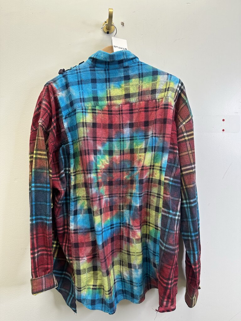 Preowned Needles Flannel Rainbow size XL