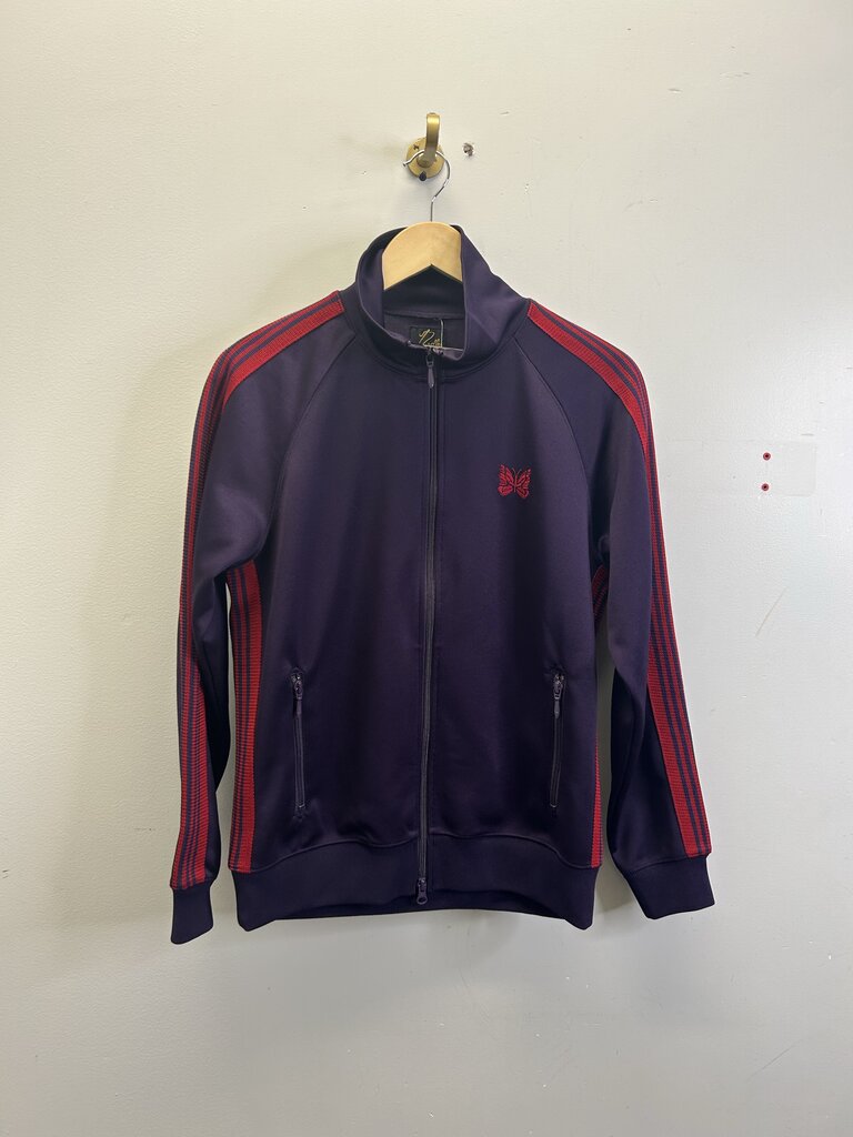 Preowned Needles Purple Red Track Jacket Size Small