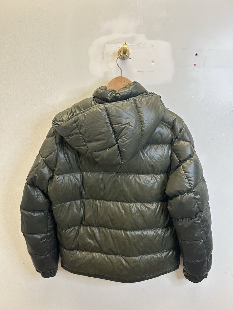 Preowned Moncler Jacket Dark Green Sz.3