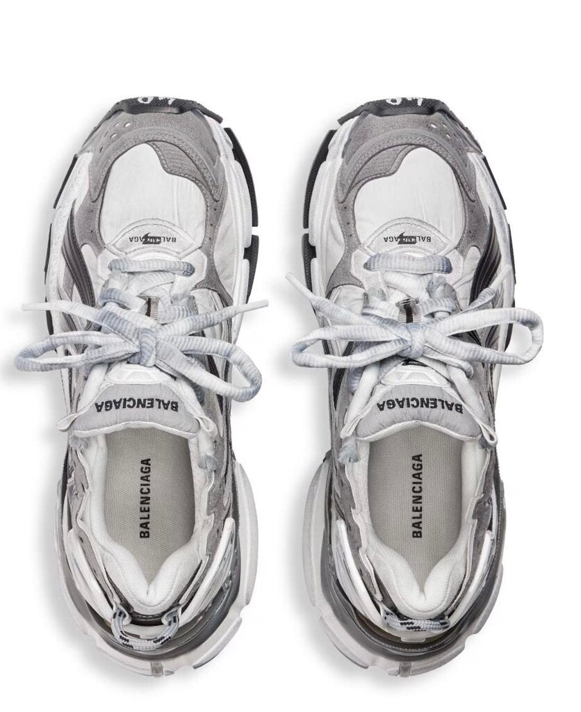 New Balenciaga Runner Grey White Size 44