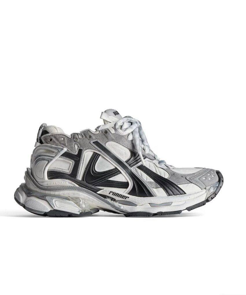 New Balenciaga Runner Grey White Size 44