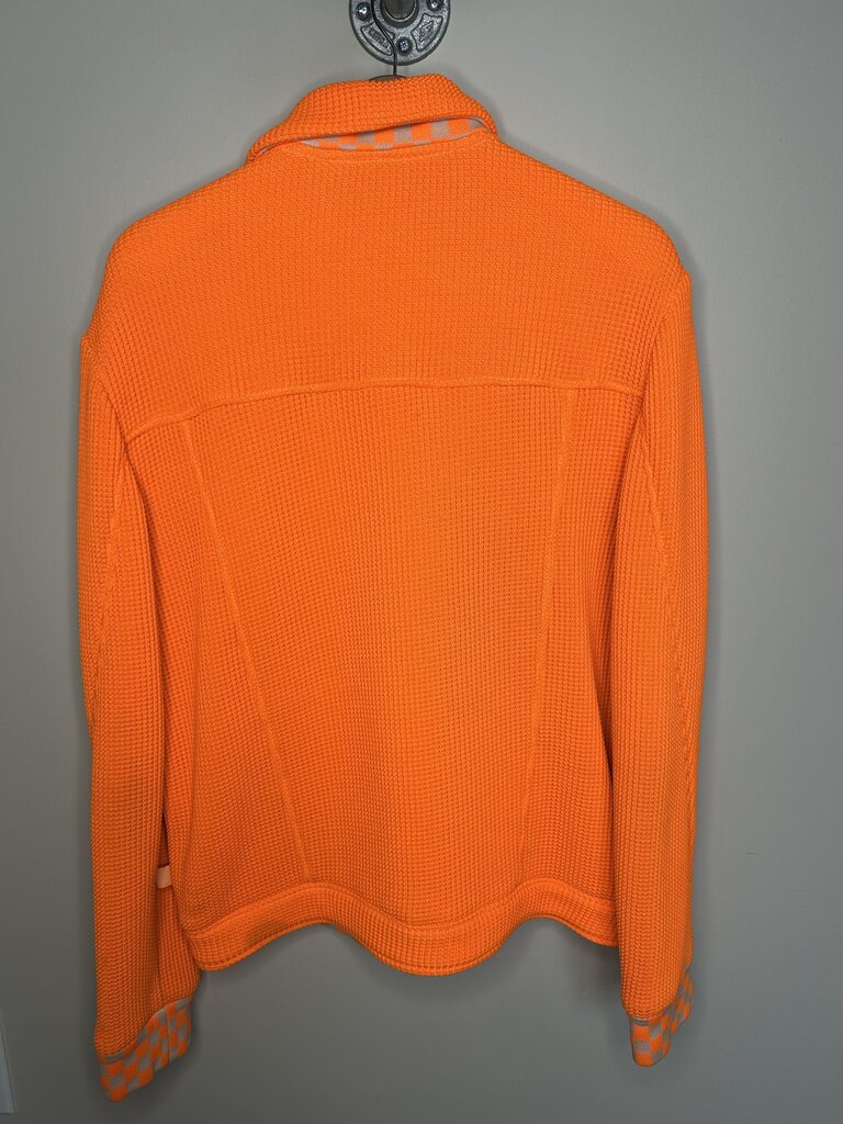 Preowned Louis Vuitton Orange Thermal Cropped Jacket size XL