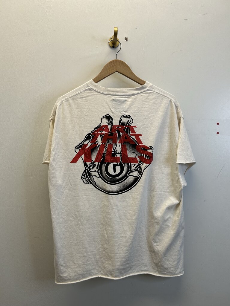 New Gallery Dept. Cream G Ball Tee Size Large