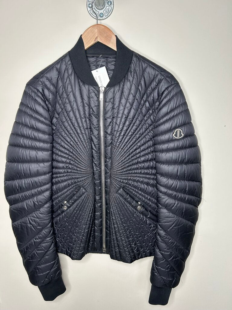 Preowned Rick Owens Moncler Black Jacket Sz.2