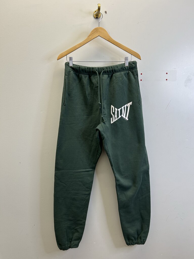 New Saint Michael Everlast Green Sweatpants Size Small