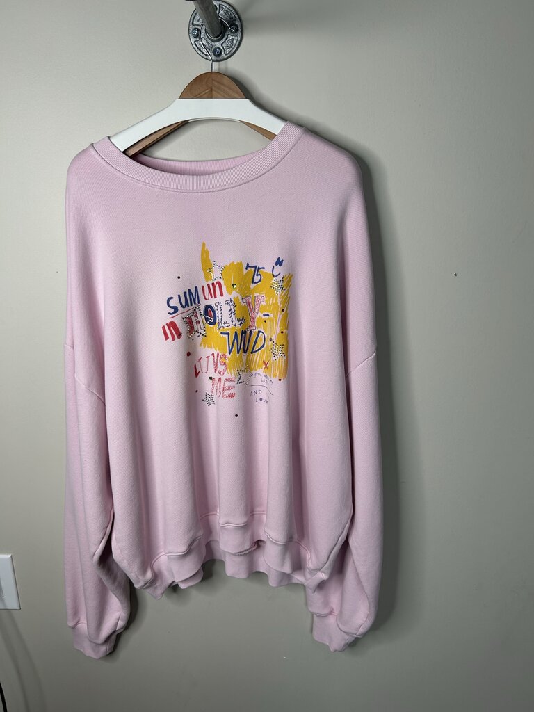 New Paly Pink Crewneck Size XL