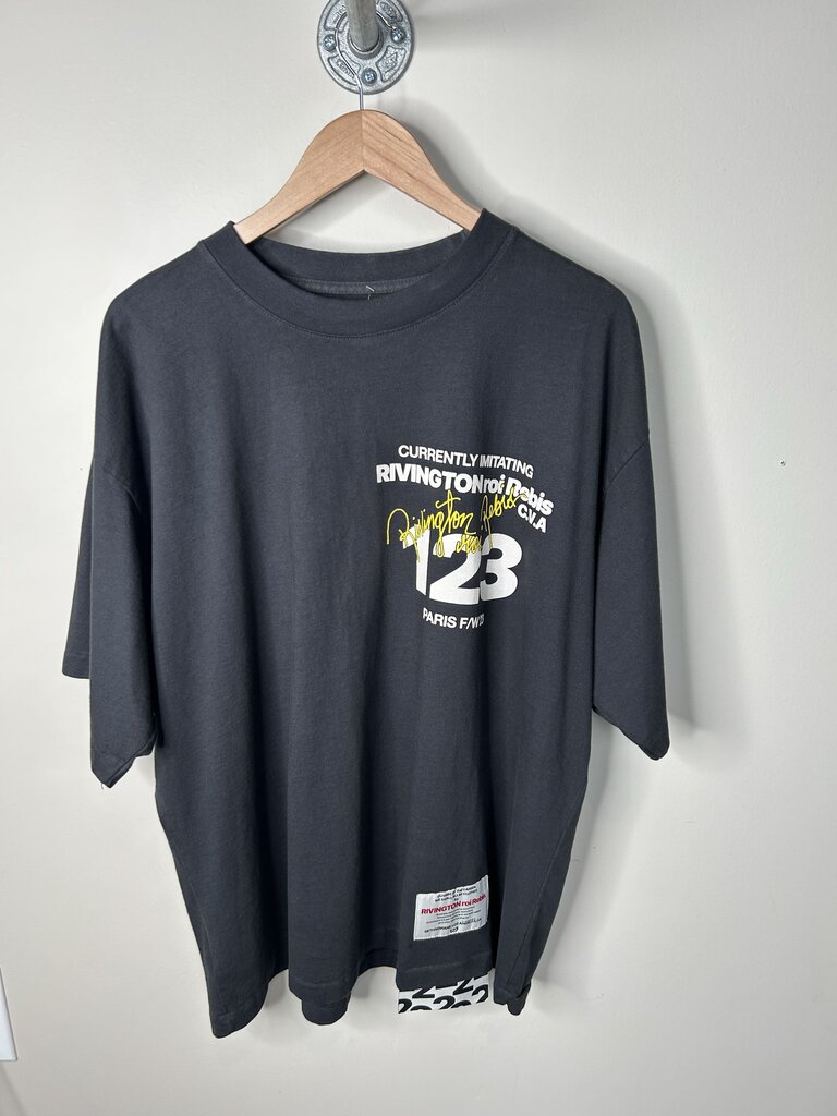 Preowned Rivington Paris Black Tee Size 2