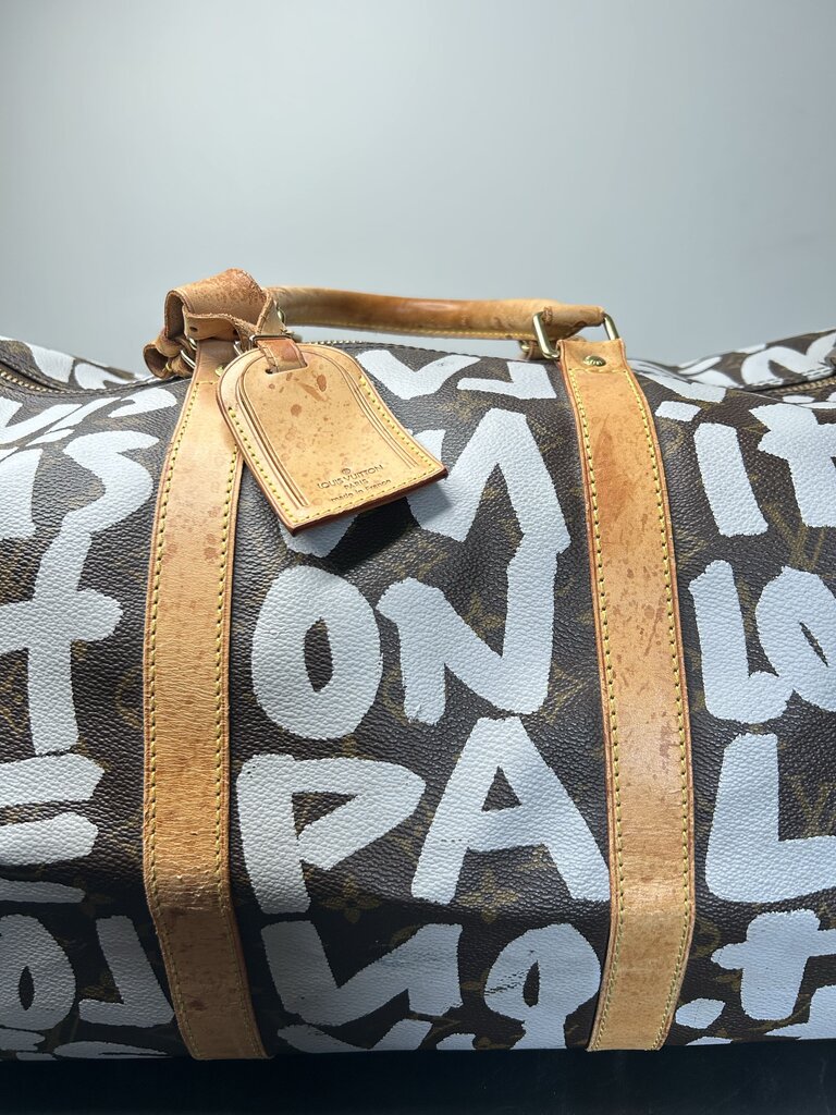 Preowned Louis Vuitton Stephen Sprouse Brown Keepall