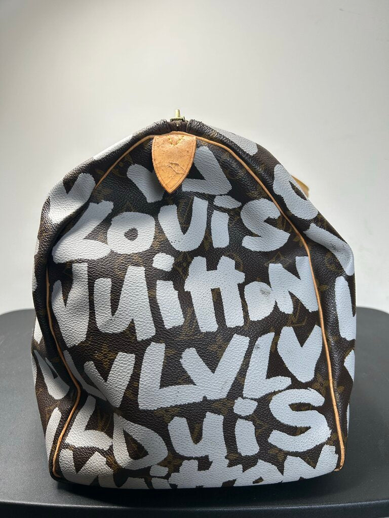 Preowned Louis Vuitton Stephen Sprouse Brown Keepall