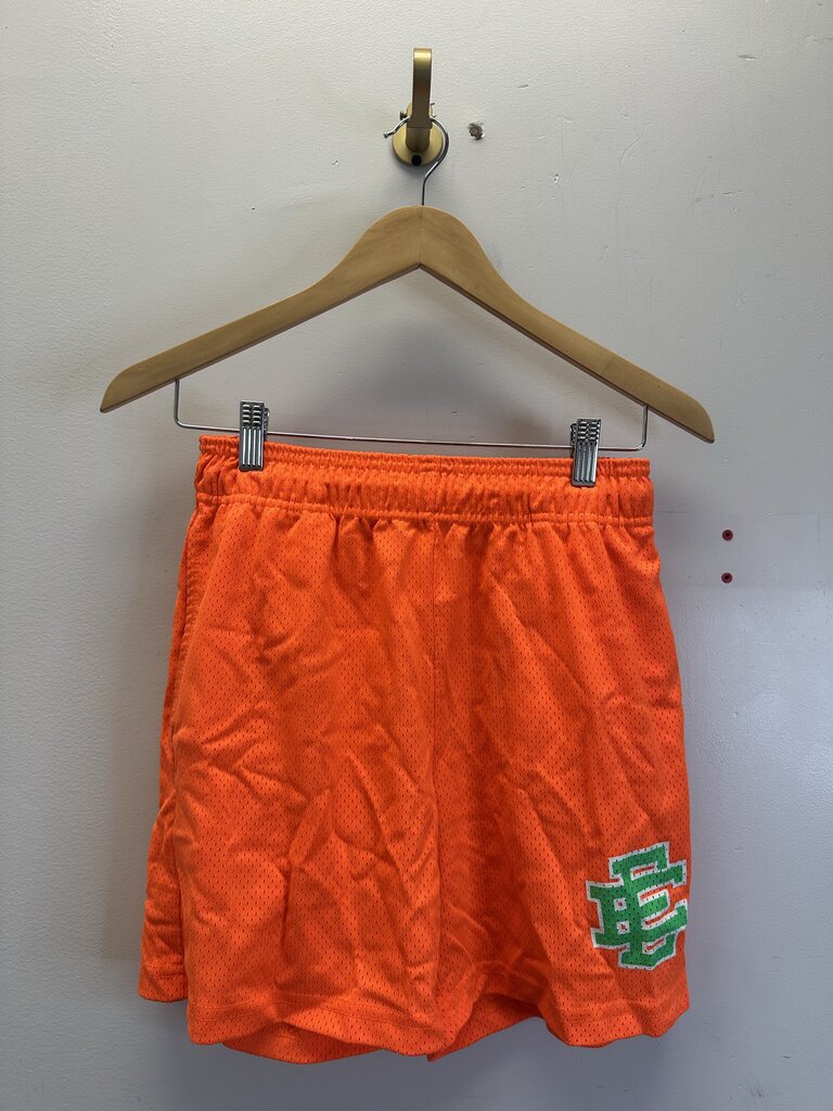 Preowned Emanuel Shorts Orange Green Sz.Small