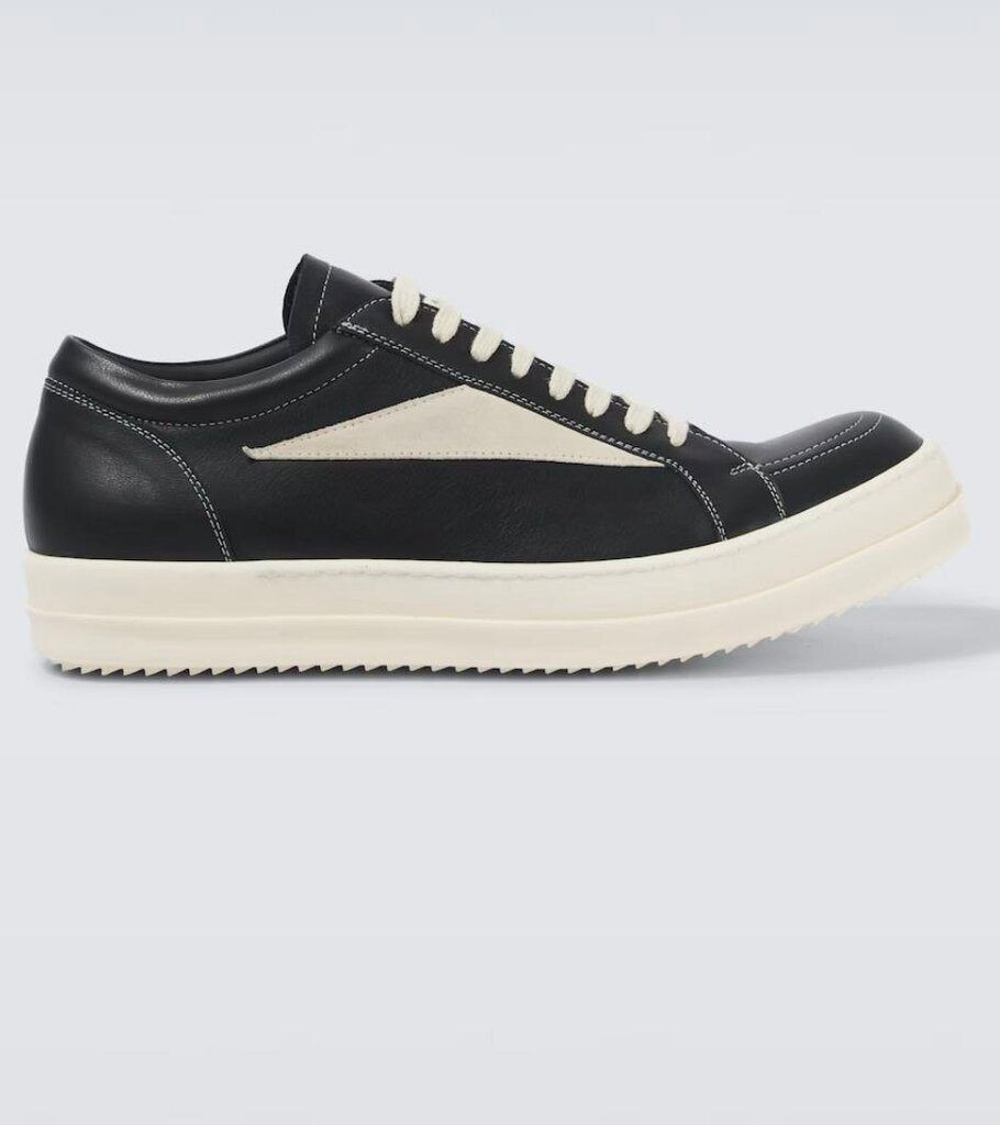 New Rick Owens Vans Black White Size 40