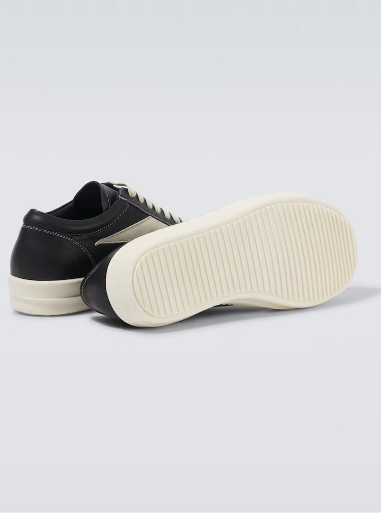 New Rick Owens Vans Black White Size 40