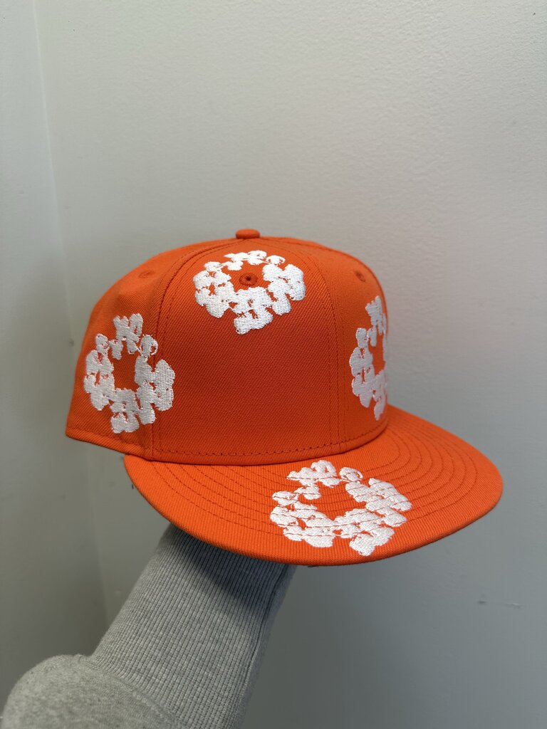Preowned Denim Tears Fitted Orange sz.7.5