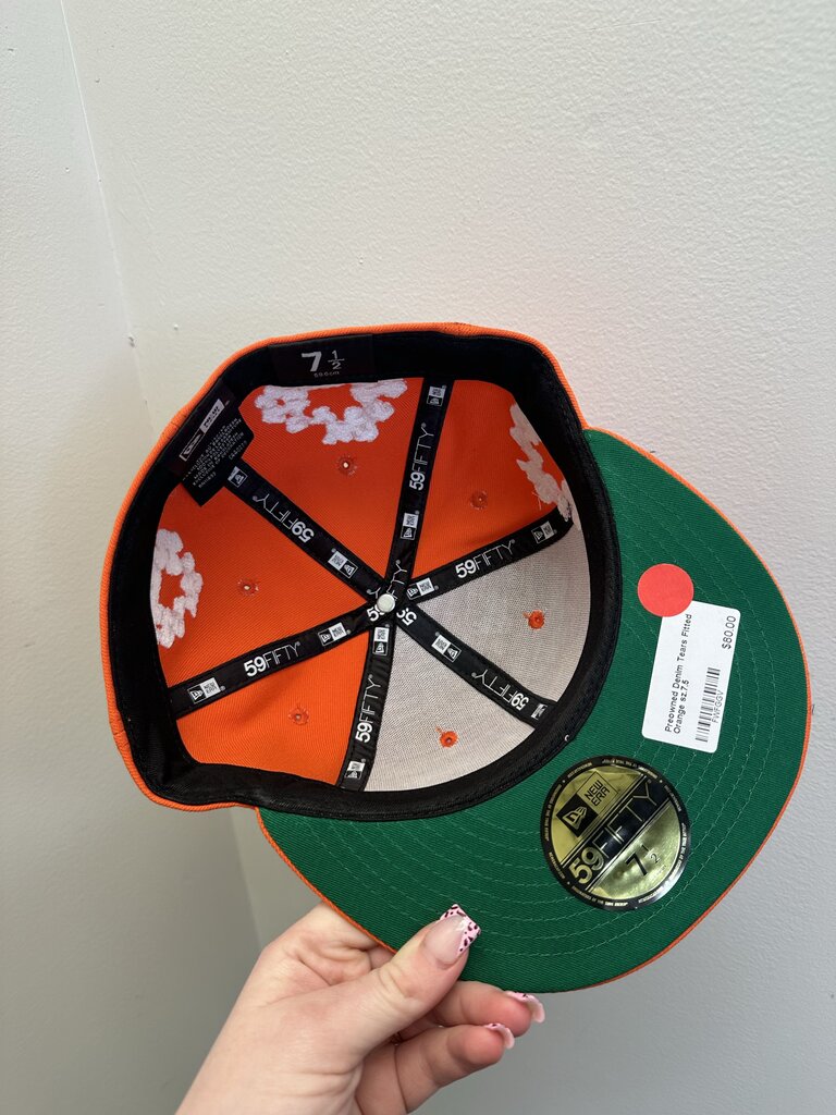 Preowned Denim Tears Fitted Orange sz.7.5