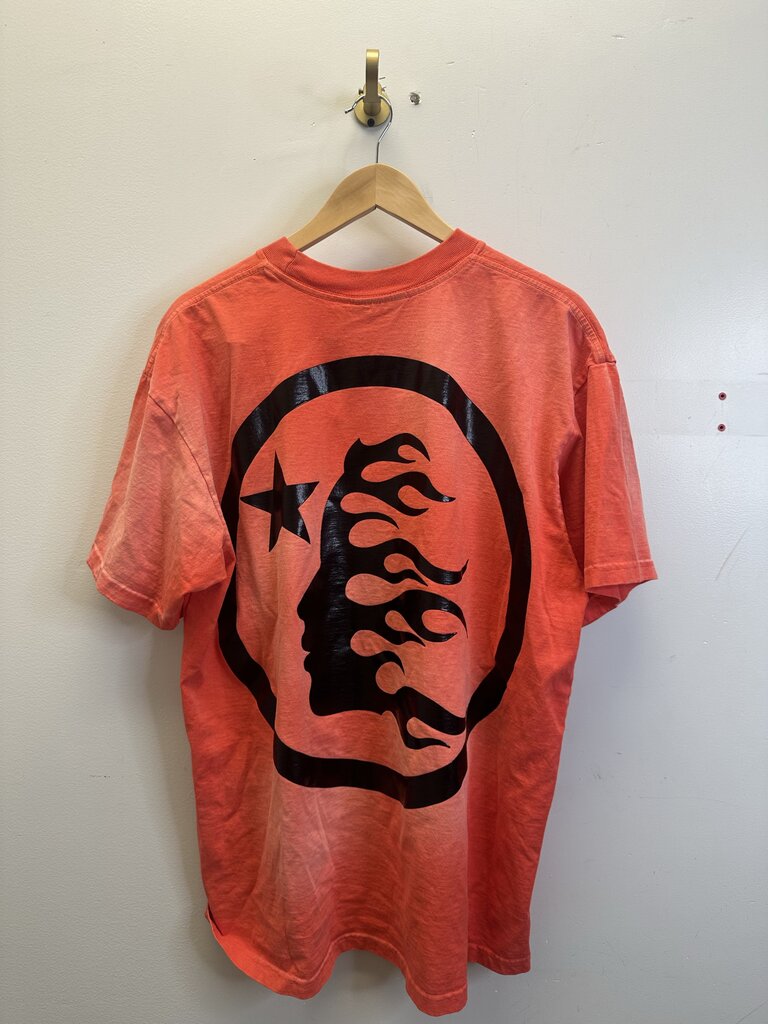 Preowned Hellstar Red Asics Logo Tee sz.XL