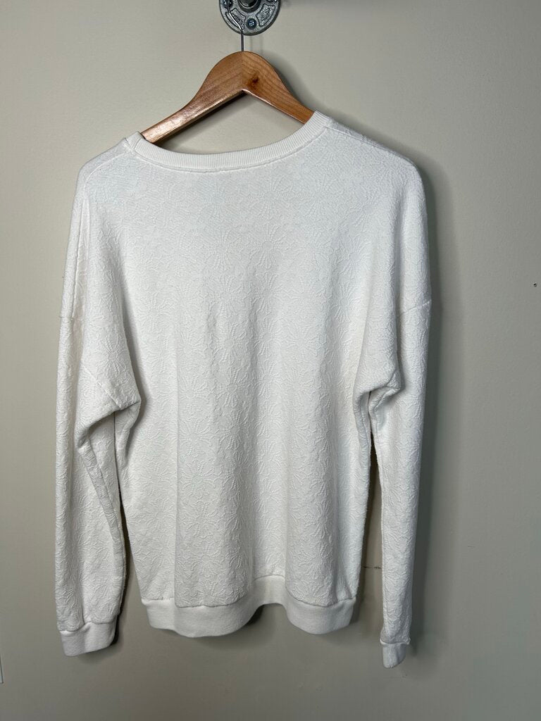 Preowned Chrome Hearts White Monogram Crewneck Size Medium