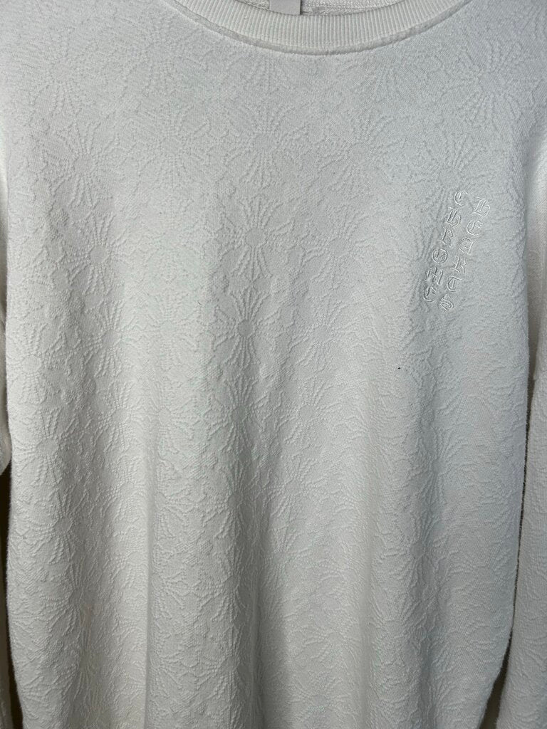 Preowned Chrome Hearts White Monogram Crewneck Size Medium
