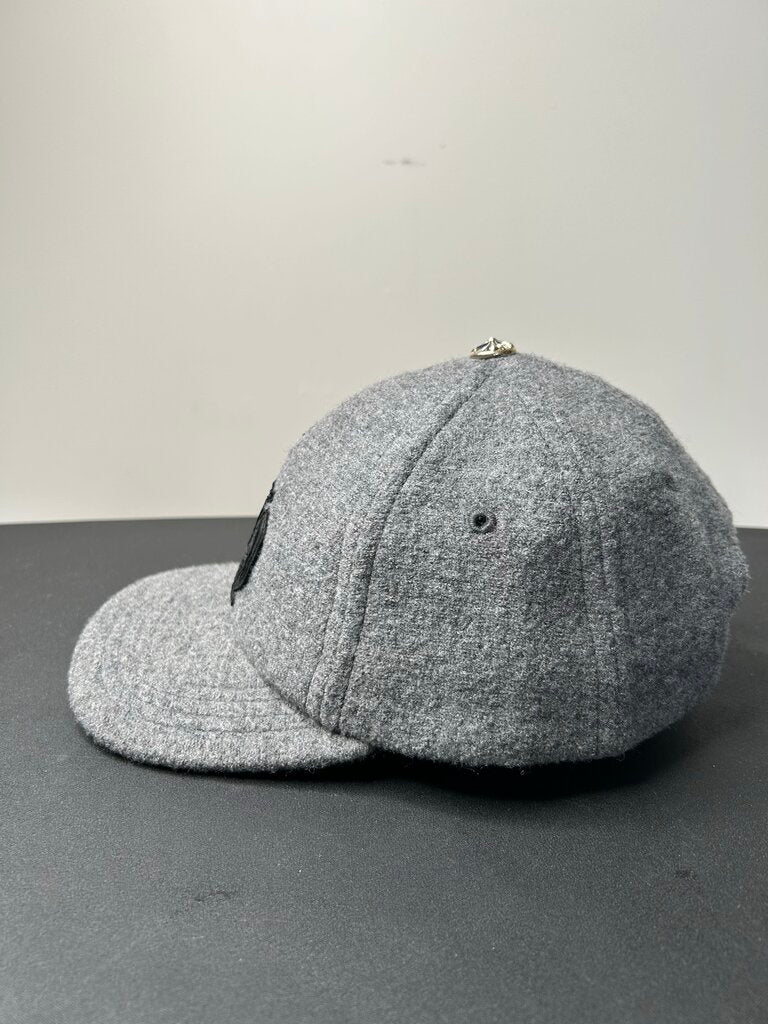 New Chrome Hearts Grey Wool CH Hat