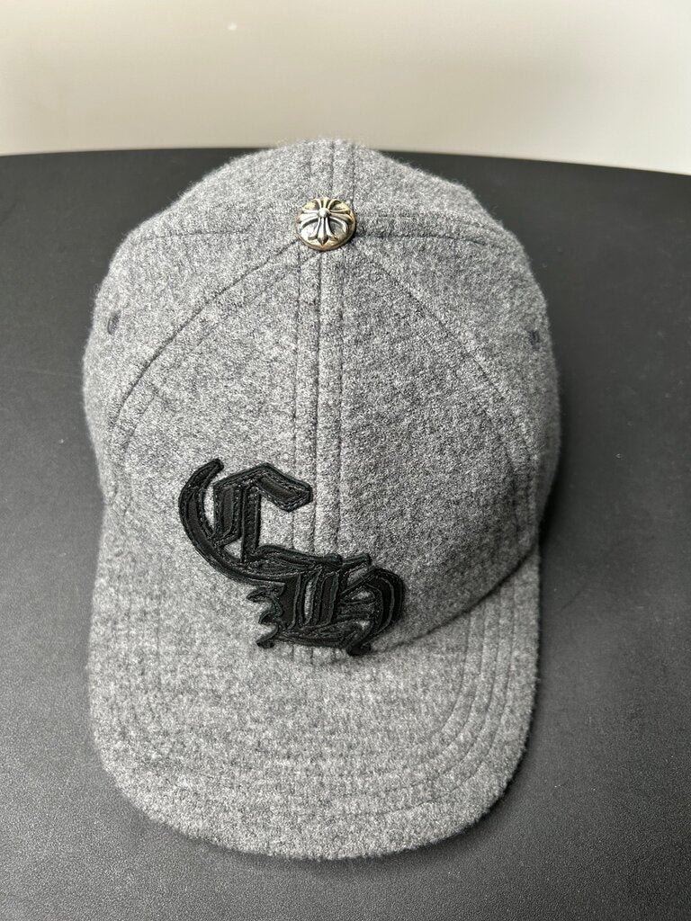 New Chrome Hearts Grey Wool CH Hat