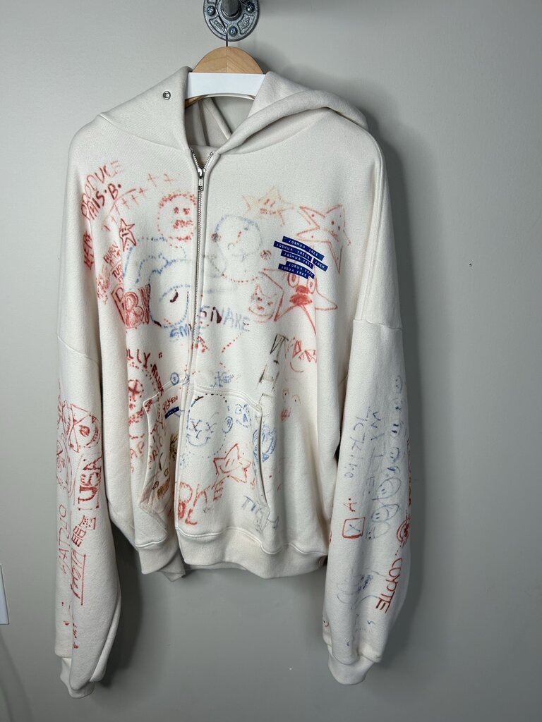 New Paly Graffiti Zip Size XL