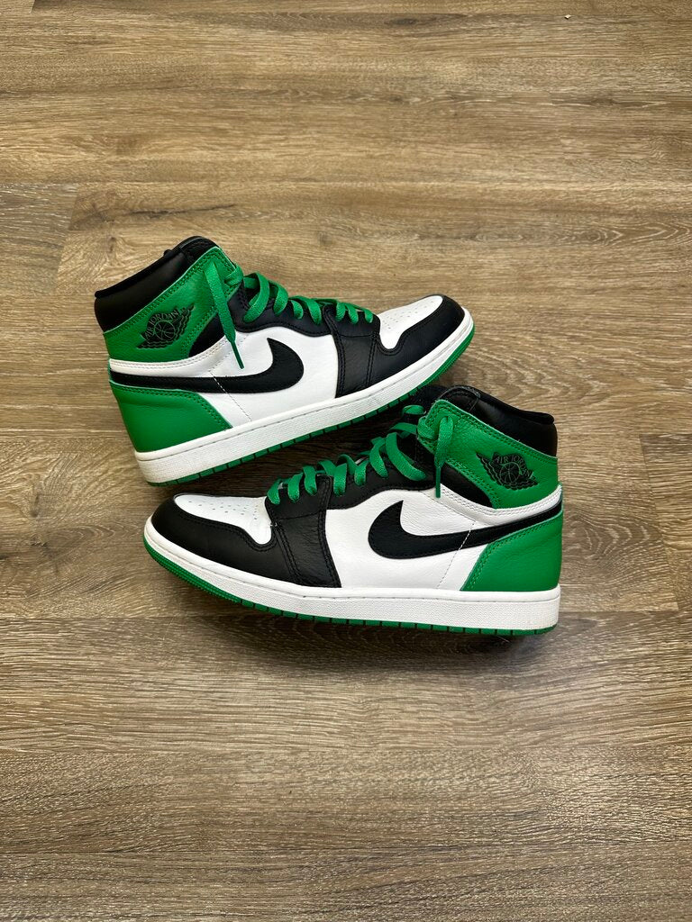 Preowned Jordan 1 Lucky Green Sz.9.5