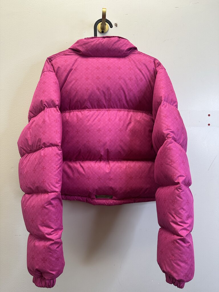 Preowned Chrome Hearts Pink Monogram Puffer Size Large
