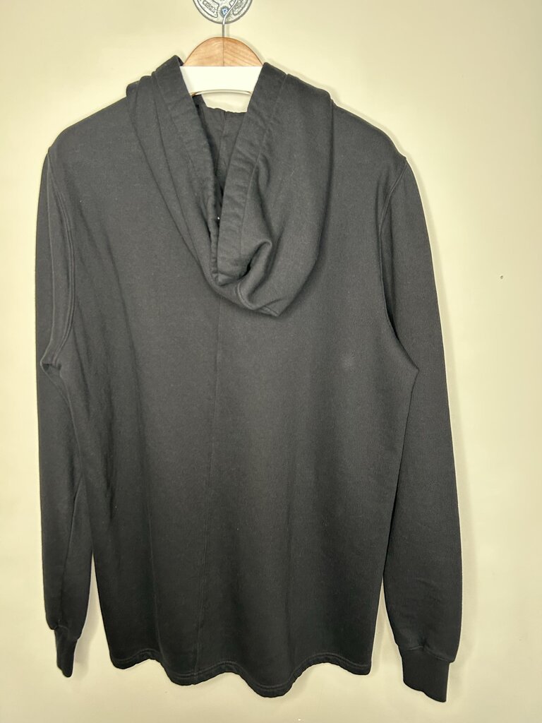 Preowned Rick Owens Black No. 4 Hoodie Size Medium