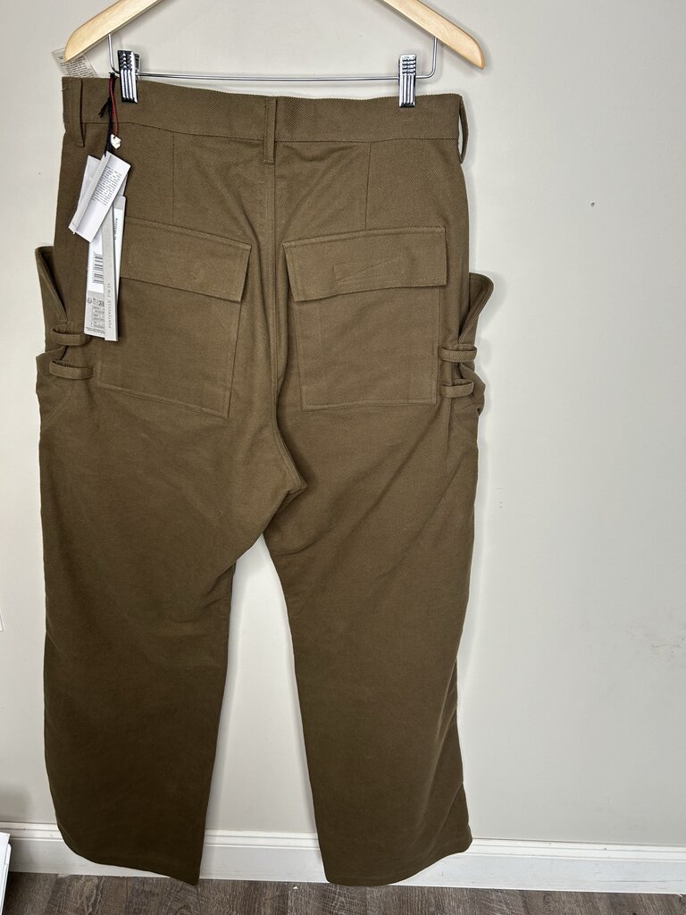 New Rick Owens Cargo Brown Canvas size 33