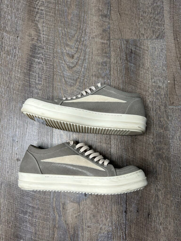 Preowned Rick Owens Vans Grey Wax Canvas sz.41