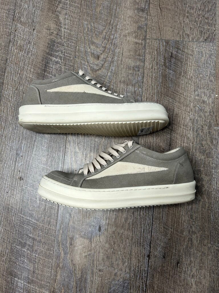Preowned Rick Owens Vans Grey Wax Canvas sz.41