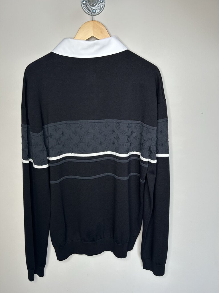 New Louis Vuitton Monogram Polo Shirt Size XL