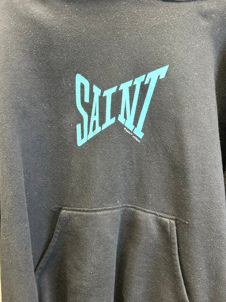 Preowned Saint Michael Tiffany Black Hoodie size L