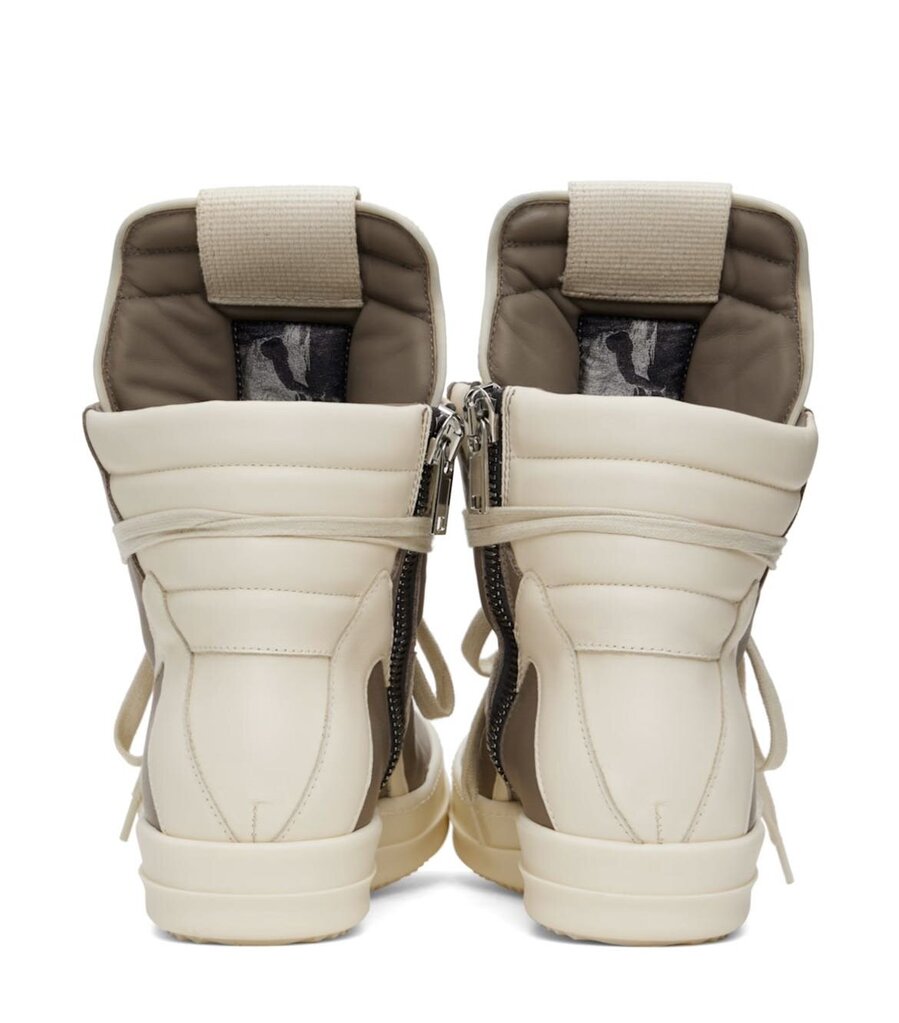 New Rick Owens Geobasket Cream Size 41.5
