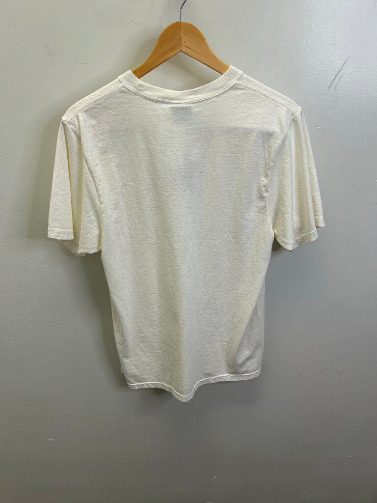 New Stussy Cream Blank Tee sz.M
