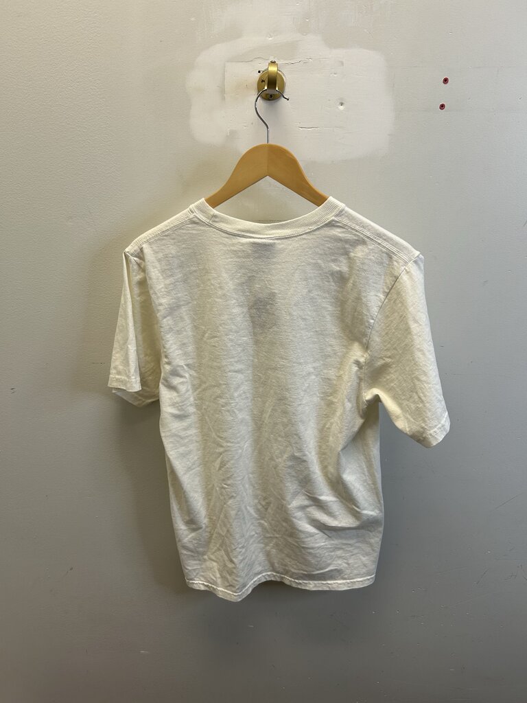New Stussy Cream Blank Tee sz.S