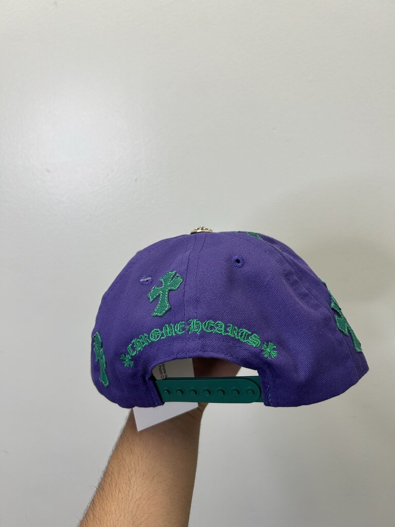 New Chrome Hearts Purple Green Patch CH Trucker
