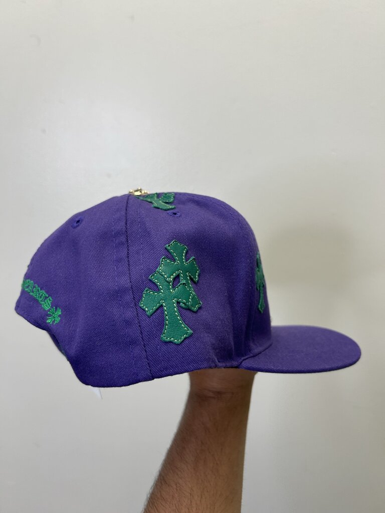 New Chrome Hearts Purple Green Patch CH Trucker